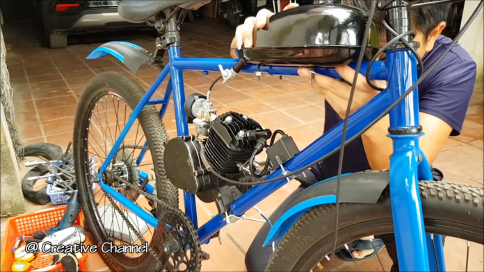 Build a Motorized Bike at home